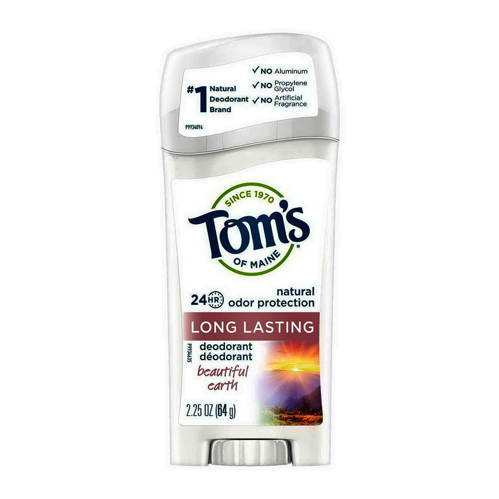 Toms Of Maine Beautiful Earth Long Lasting Deodorant, 2.25 Oz